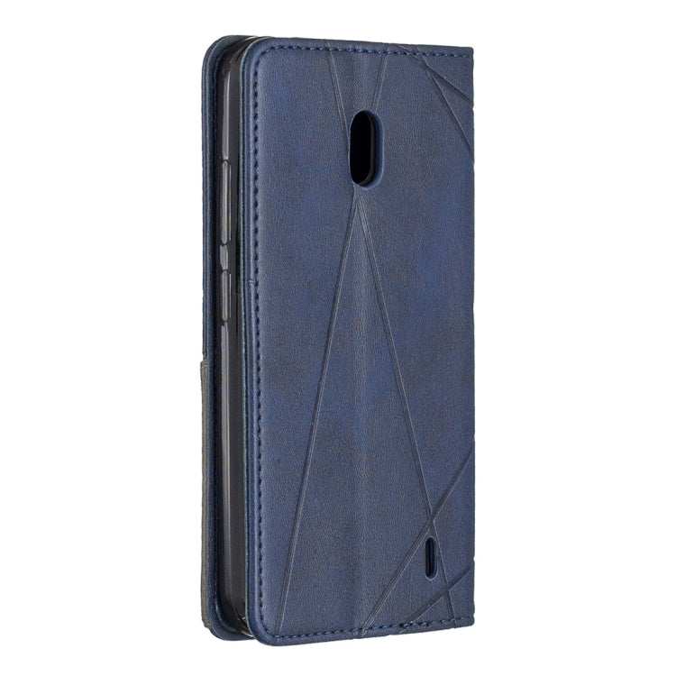 Rhombus Texture Horizontal Flip Magnetic Leather Case with Holder & Card Slots & Wallet For Nokia 2.2