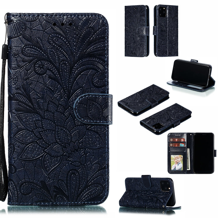 Lace Flower Horizontal Flip Leather Case with Holder & Card Slots & Wallet for iPhone 11 Pro