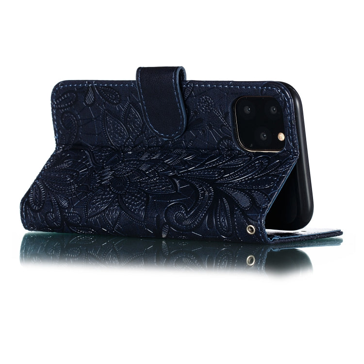 Lace Flower Horizontal Flip Leather Case with Holder & Card Slots & Wallet for iPhone 11 Pro