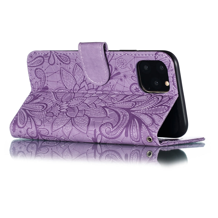 Lace Flower Horizontal Flip Leather Case with Holder & Card Slots & Wallet for iPhone 11 Pro