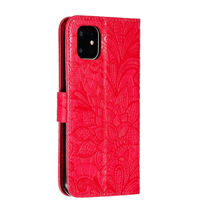 Lace Flower Horizontal Flip Leather Case with Holder & Card Slots & Wallet for iPhone 11