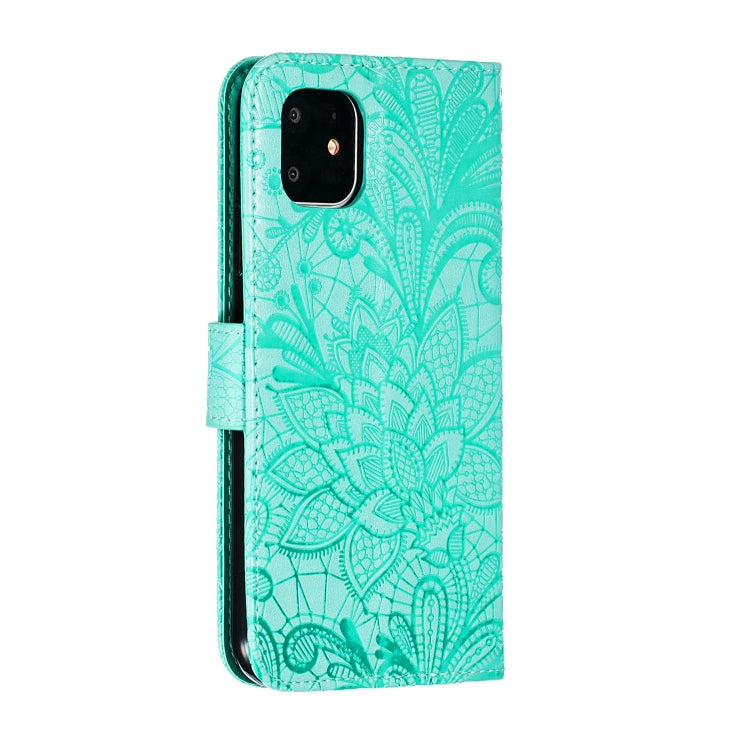 Lace Flower Horizontal Flip Leather Case with Holder & Card Slots & Wallet for iPhone 11