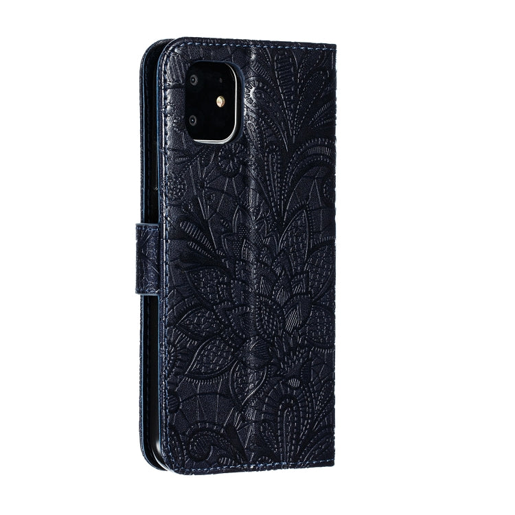 Lace Flower Horizontal Flip Leather Case with Holder & Card Slots & Wallet for iPhone 11