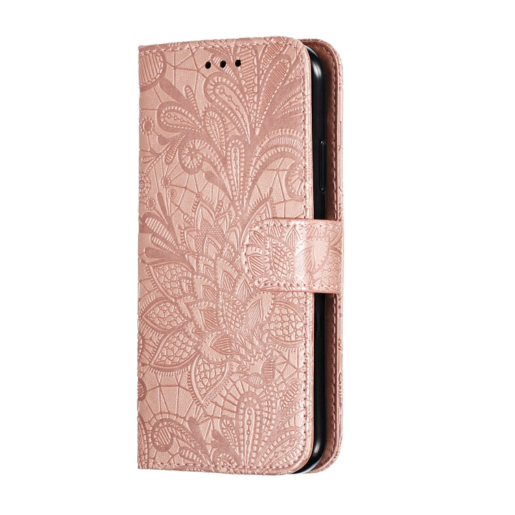 Lace Flower Horizontal Flip Leather Case with Holder & Card Slots & Wallet for iPhone 11