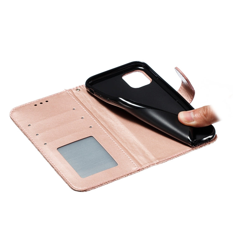 Lace Flower Horizontal Flip Leather Case with Holder & Card Slots & Wallet for iPhone 11