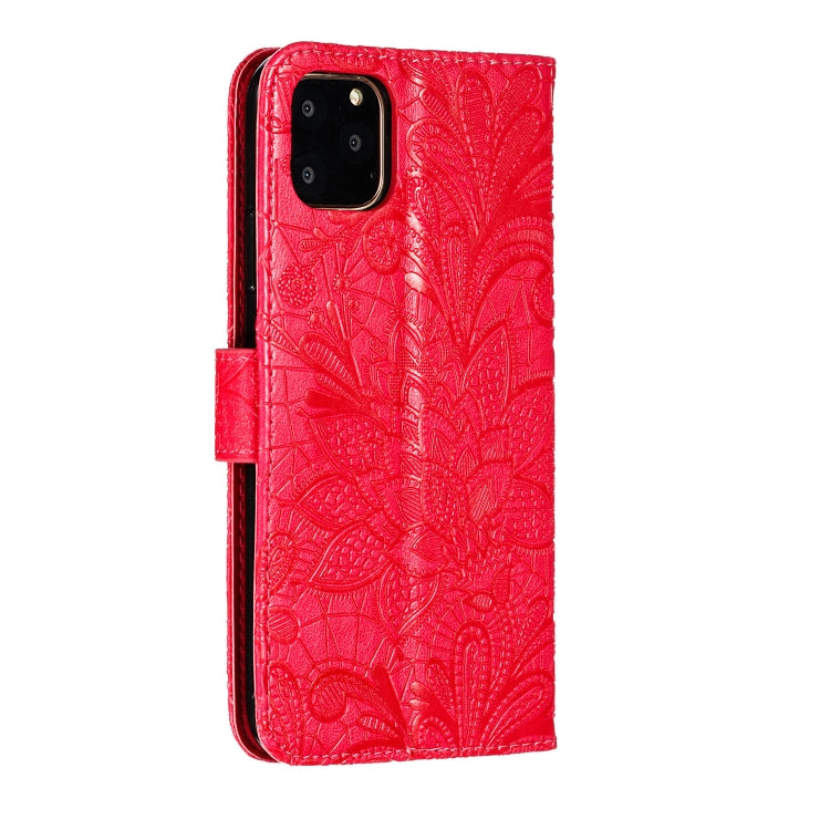 Lace Flower Horizontal Flip Leather Case with Holder & Card Slots & Wallet for iPhone 11 Pro Max