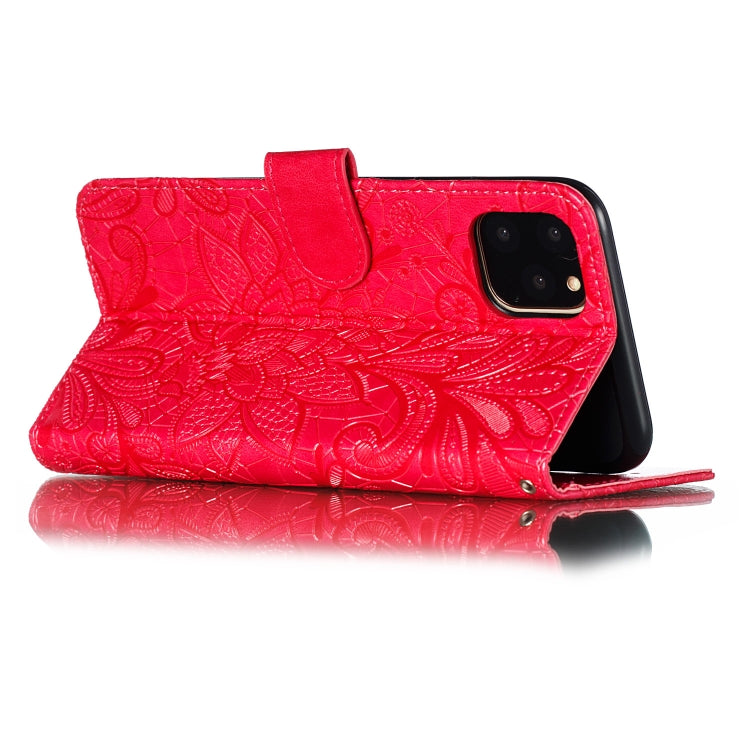 Lace Flower Horizontal Flip Leather Case with Holder & Card Slots & Wallet for iPhone 11 Pro Max