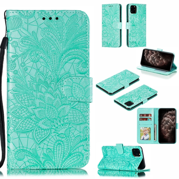 Lace Flower Horizontal Flip Leather Case with Holder & Card Slots & Wallet for iPhone 11 Pro Max
