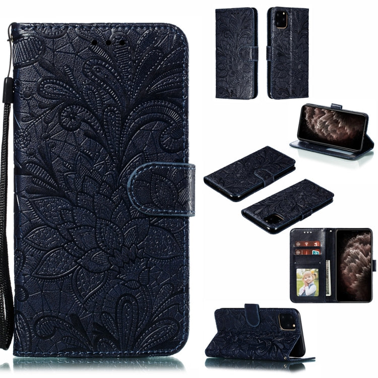 Lace Flower Horizontal Flip Leather Case with Holder & Card Slots & Wallet for iPhone 11 Pro Max