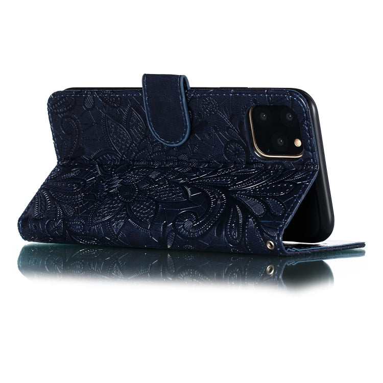 Lace Flower Horizontal Flip Leather Case with Holder & Card Slots & Wallet for iPhone 11 Pro Max