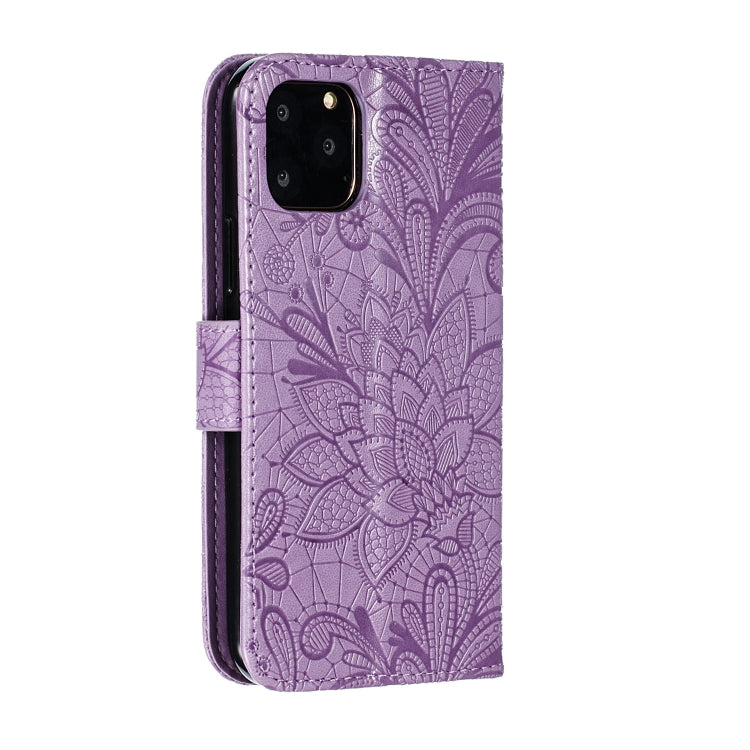 Lace Flower Horizontal Flip Leather Case with Holder & Card Slots & Wallet for iPhone 11 Pro Max