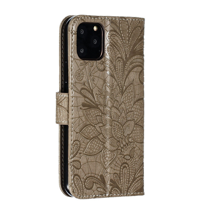 Lace Flower Horizontal Flip Leather Case with Holder & Card Slots & Wallet for iPhone 11 Pro Max
