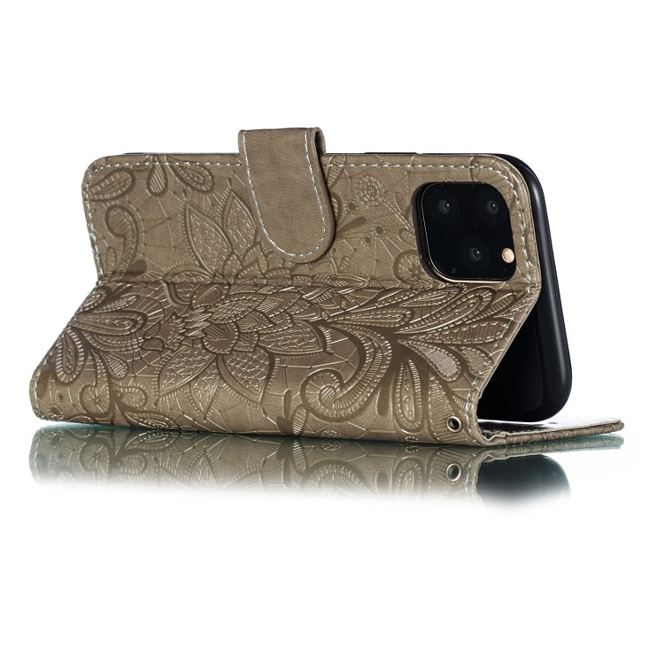 Lace Flower Horizontal Flip Leather Case with Holder & Card Slots & Wallet for iPhone 11 Pro Max