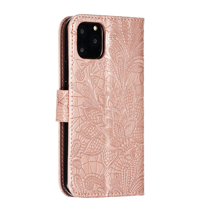 Lace Flower Horizontal Flip Leather Case with Holder & Card Slots & Wallet for iPhone 11 Pro Max