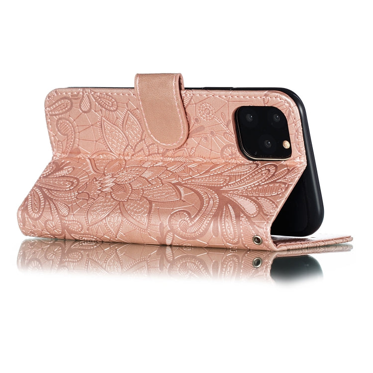 Lace Flower Horizontal Flip Leather Case with Holder & Card Slots & Wallet for iPhone 11 Pro Max