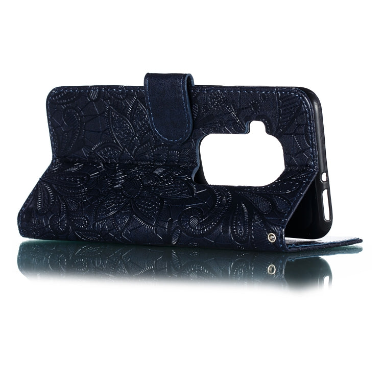 Lace Flower Horizontal Flip Leather Case with Holder & Card Slots & Wallet for Motorola One Pro