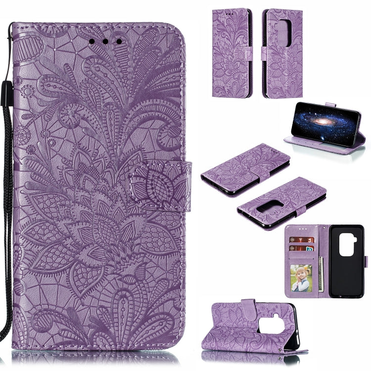 Lace Flower Horizontal Flip Leather Case with Holder & Card Slots & Wallet for Motorola One Pro
