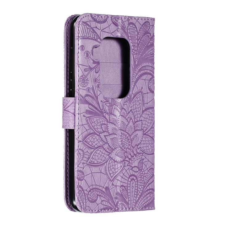 Lace Flower Horizontal Flip Leather Case with Holder & Card Slots & Wallet for Motorola One Pro