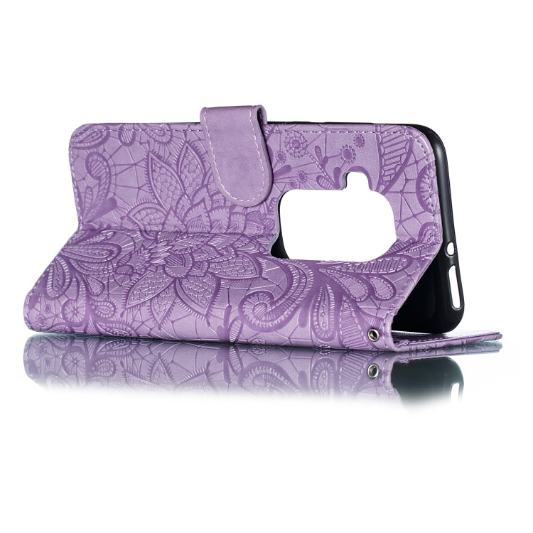 Lace Flower Horizontal Flip Leather Case with Holder & Card Slots & Wallet for Motorola One Pro