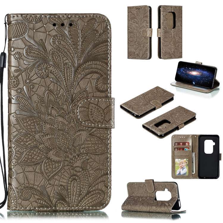 Lace Flower Horizontal Flip Leather Case with Holder & Card Slots & Wallet for Motorola One Pro