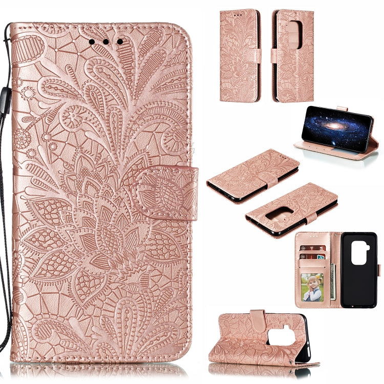 Lace Flower Horizontal Flip Leather Case with Holder & Card Slots & Wallet for Motorola One Pro