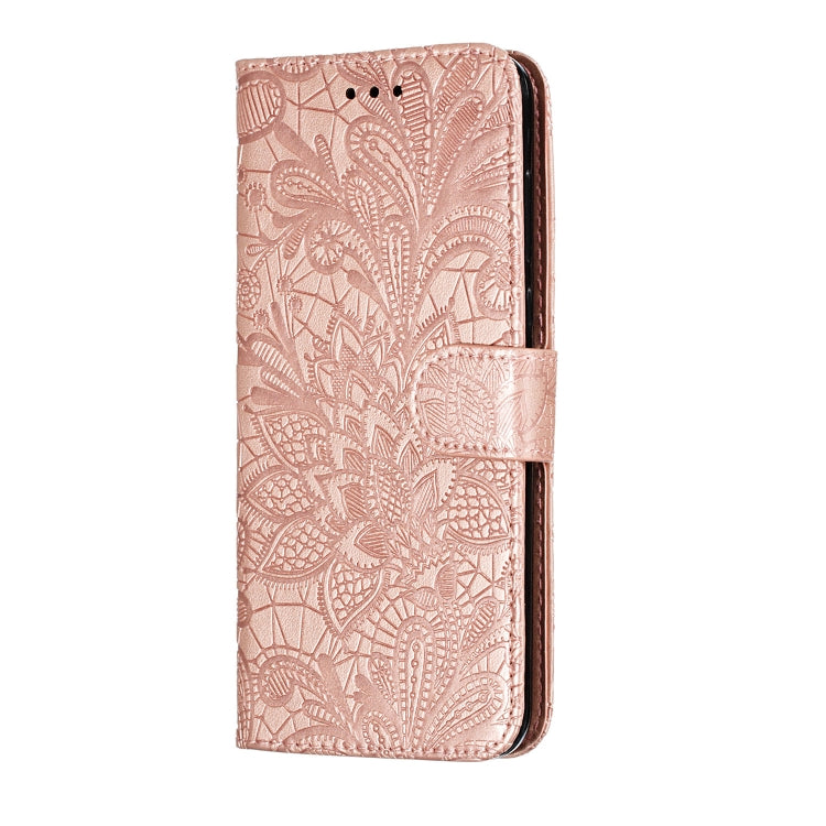 Lace Flower Horizontal Flip Leather Case with Holder & Card Slots & Wallet for Motorola One Pro