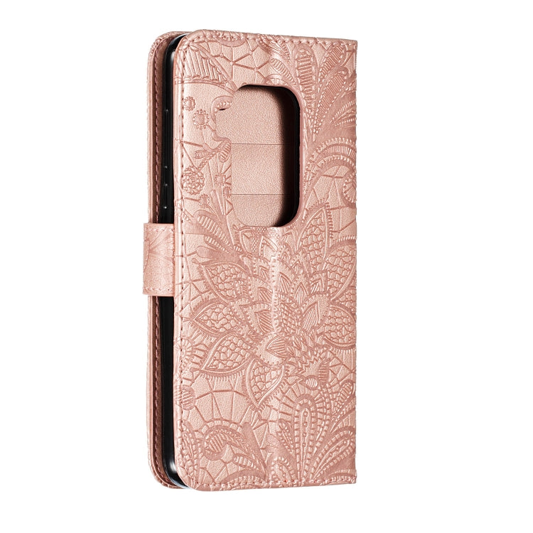 Lace Flower Horizontal Flip Leather Case with Holder & Card Slots & Wallet for Motorola One Pro