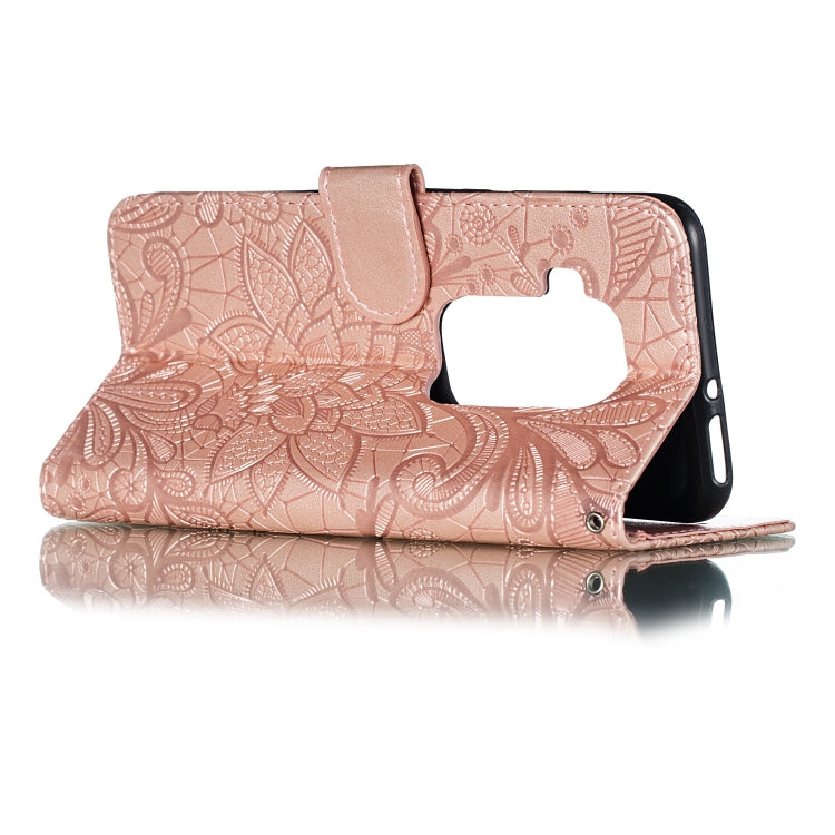 Lace Flower Horizontal Flip Leather Case with Holder & Card Slots & Wallet for Motorola One Pro