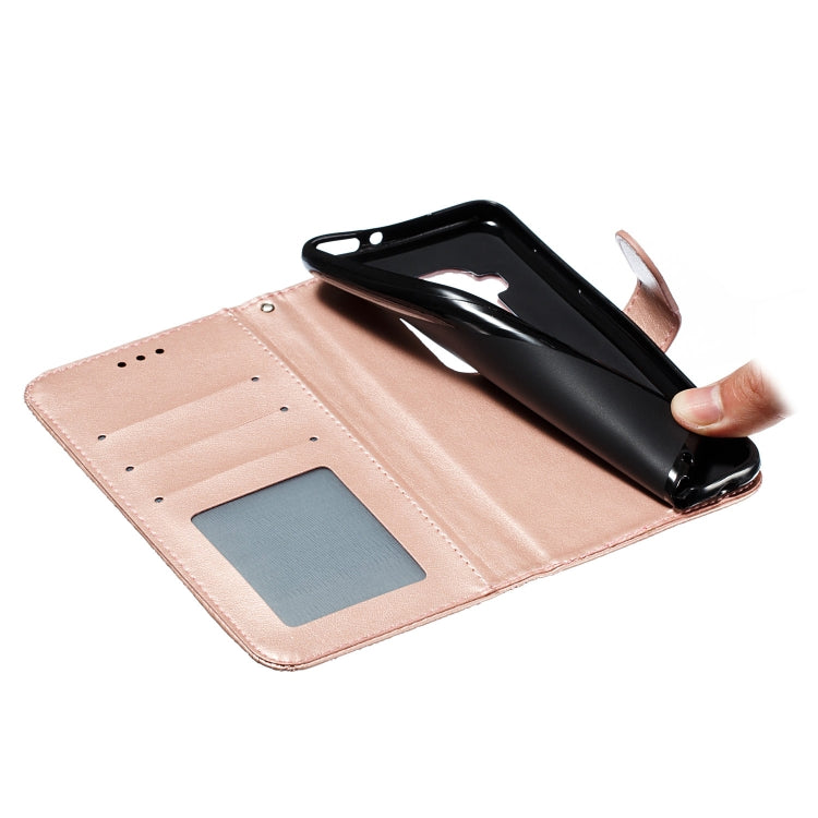 Lace Flower Horizontal Flip Leather Case with Holder & Card Slots & Wallet for Motorola One Pro