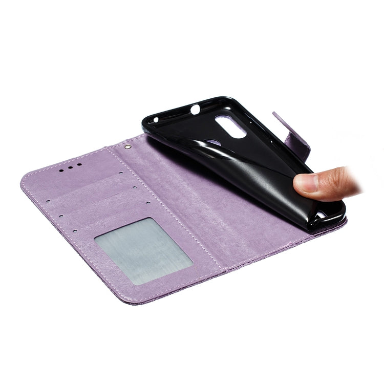 Lace Flower Horizontal Flip Leather Case with Holder & Card Slots & Wallet for Motorola P40 Power