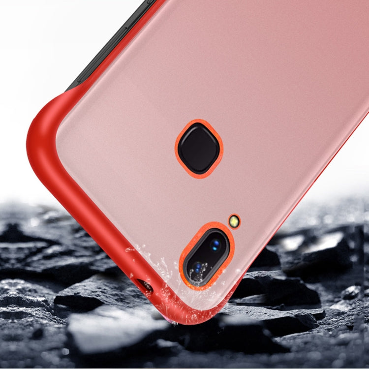 Frosted Anti-skidding TPU Protective Case with Metal Ring for Vivo X21