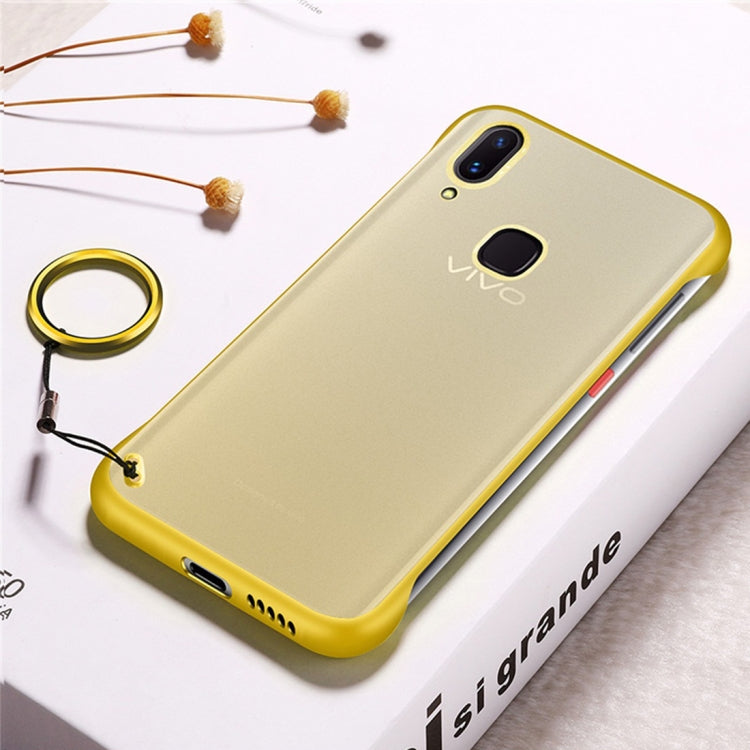 Frosted Anti-skidding TPU Protective Case with Metal Ring for Vivo X21