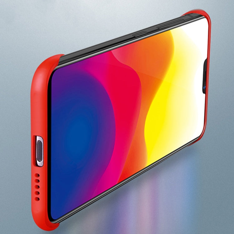 Frosted Anti-skidding TPU Protective Case with Metal Ring for Vivo X21