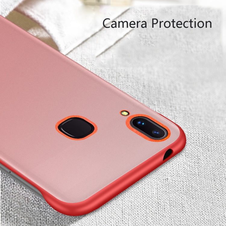 Frosted Anti-skidding TPU Protective Case with Metal Ring for Vivo X21