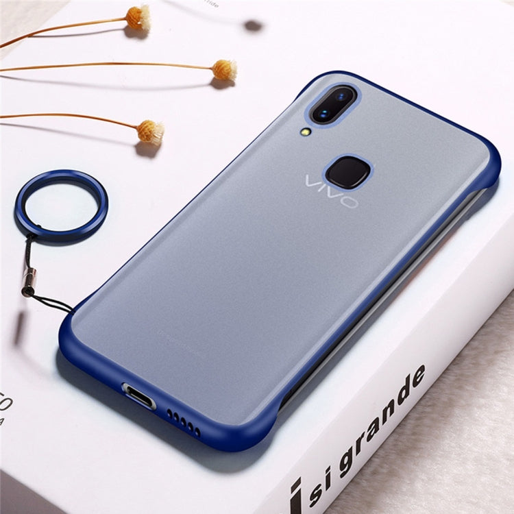 Frosted Anti-skidding TPU Protective Case with Metal Ring for Vivo X21