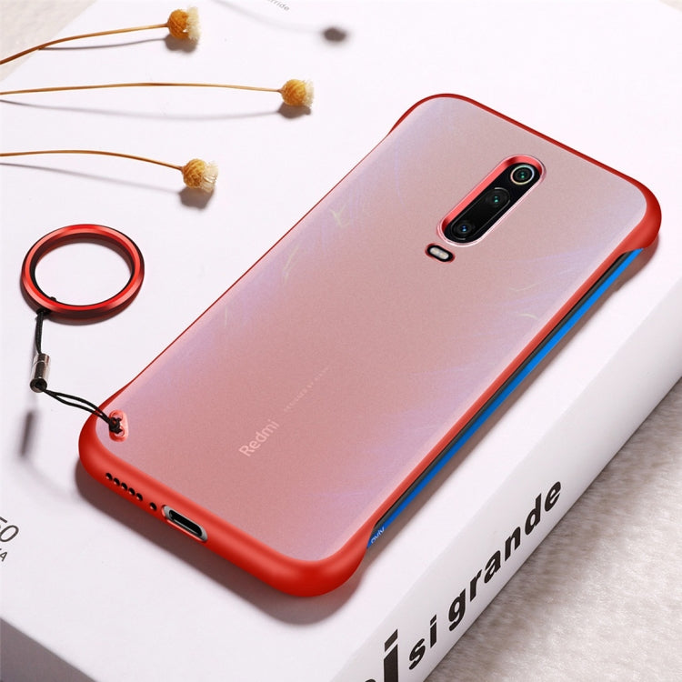 Frosted Anti-skidding TPU Protective Case with Metal Ring for Xiaomi Redmi K20