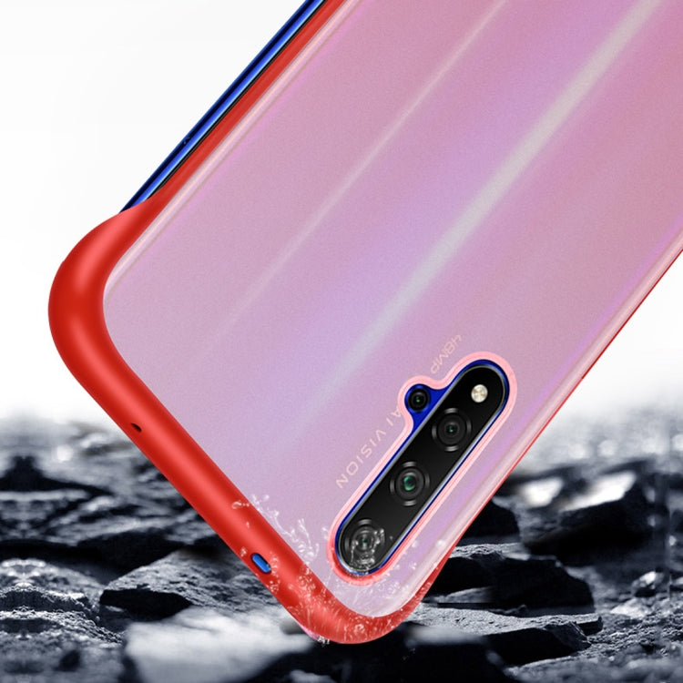 Frosted Anti-skidding TPU Protective Case with Metal Ring for Huawei Honor 20