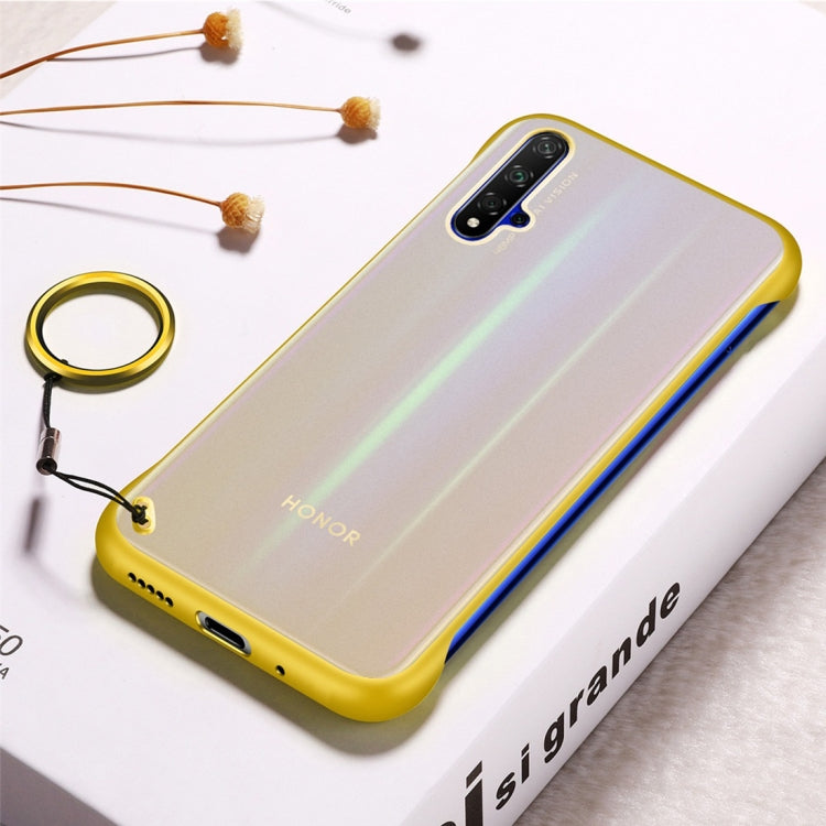 Frosted Anti-skidding TPU Protective Case with Metal Ring for Huawei Honor 20