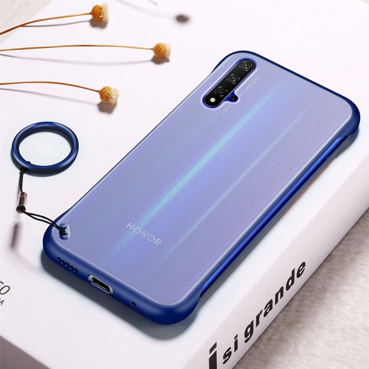 Frosted Anti-skidding TPU Protective Case with Metal Ring for Huawei Honor 20