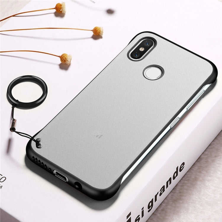 Frosted Anti-skidding TPU Protective Case with Metal Ring for Xiaomi Mi 8