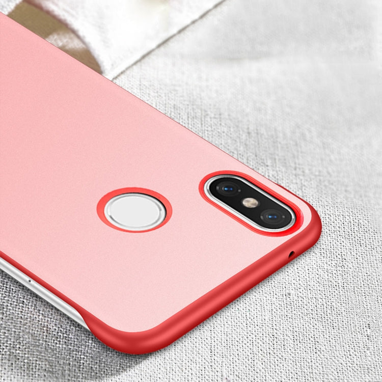 Frosted Anti-skidding TPU Protective Case with Metal Ring for Xiaomi Mi 8