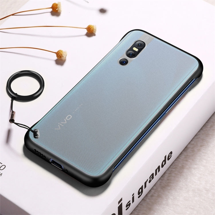 Frosted Anti-skidding TPU Protective Case with Metal Ring for Vivo X27