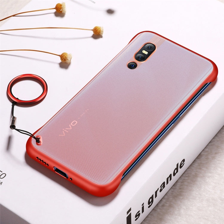 Frosted Anti-skidding TPU Protective Case with Metal Ring for Vivo X27