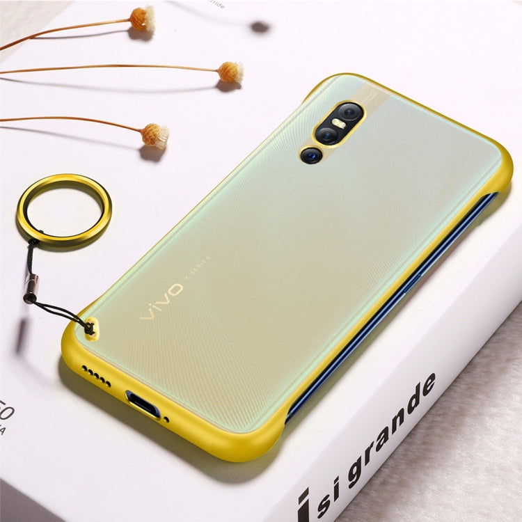 Frosted Anti-skidding TPU Protective Case with Metal Ring for Vivo X27