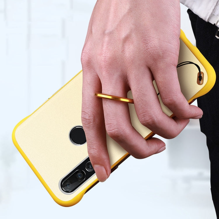 Frosted Anti-skidding TPU Protective Case with Metal Ring for Huawei Nova 4