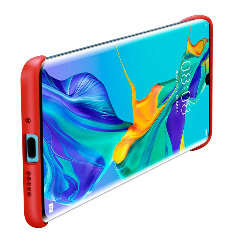 Frosted Anti-skidding TPU Protective Case with Metal Ring for Huawei P30