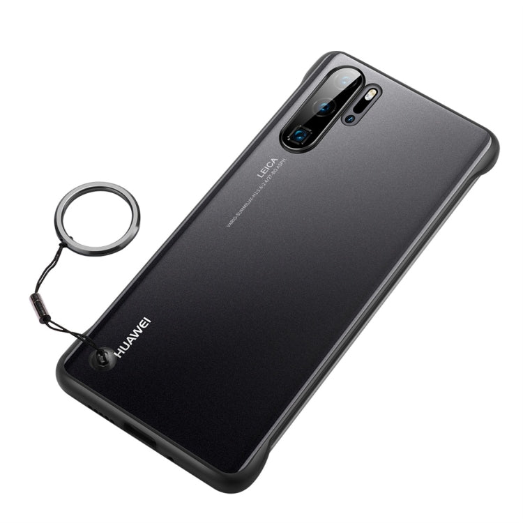Frosted Anti-skidding TPU Protective Case with Metal Ring for Huawei P30 Pro