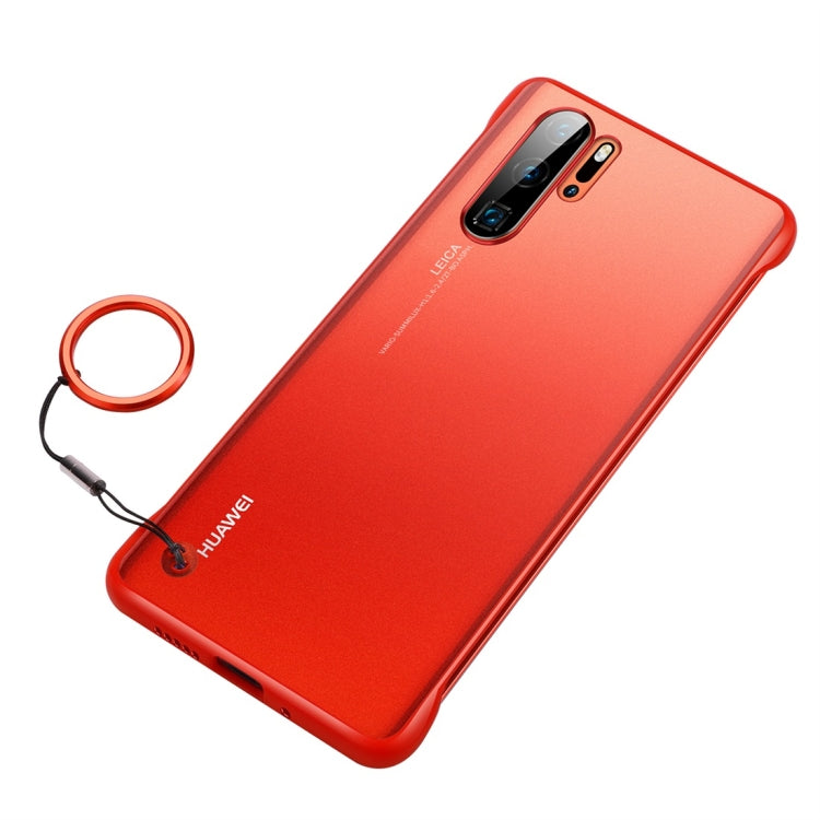 Frosted Anti-skidding TPU Protective Case with Metal Ring for Huawei P30 Pro