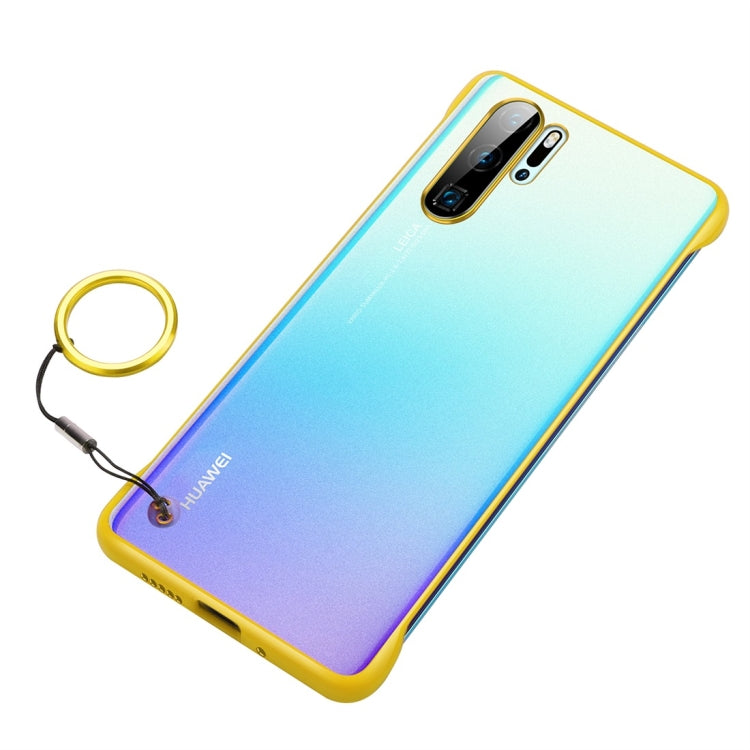 Frosted Anti-skidding TPU Protective Case with Metal Ring for Huawei P30 Pro