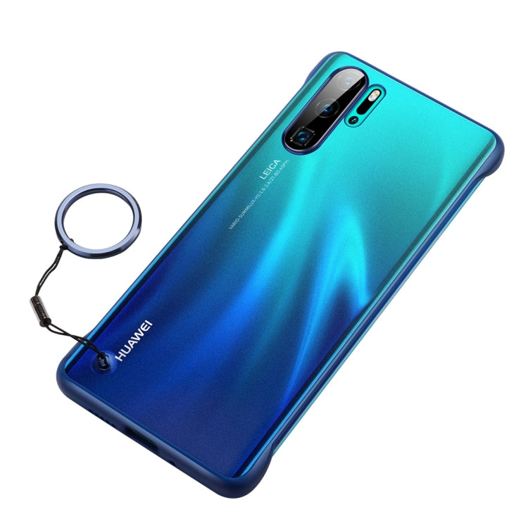 Frosted Anti-skidding TPU Protective Case with Metal Ring for Huawei P30 Pro